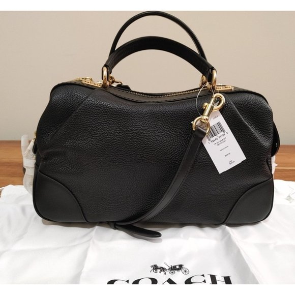 NWT COACH LANE SATCHEL BLACK - Picture 3 of 7